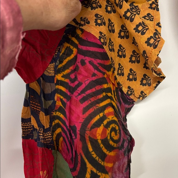 Bohemian Patchwork Tunic Dress - Picture 4 of 5